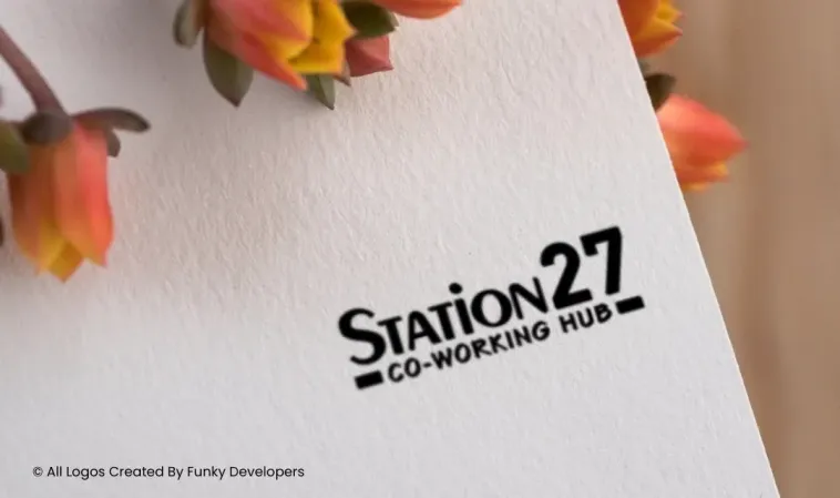 Logo Design for co-working space / shared office space company Station 27