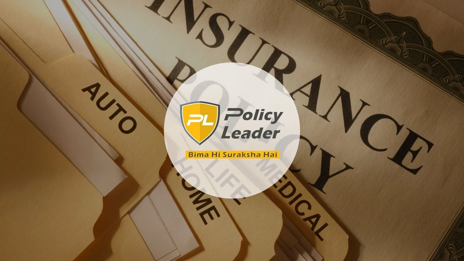 Graphic Designing for Insurance company in ahmedabad policy leader
